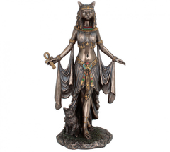 Escultura Egípcia - "Deusa Gata - Bastet"  (26cm) - comprar online