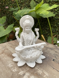 Saraswasti - Marmorite (16cm) - Zenz Arts