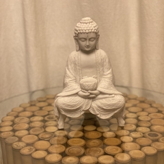 Buda Levitando Meditando - Marmorite (27cm) - Zenz Arts