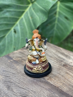 Ganesha Prosperidade M - Resina (14,5cm) - Zenz Arts