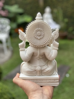 Ganesha 21cm - Fortuna Prosperidade - Marmorite - loja online