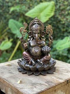 Ganesha Prosperidade M - Resina Maciça (altíssima qualidade) - comprar online