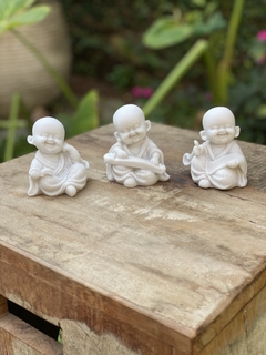 Trio Monges Trabalhadores - Marmorite (9cm) - comprar online
