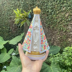 Nossa Senhora Aparecida - Gesso (18cm) - Colors Gesso