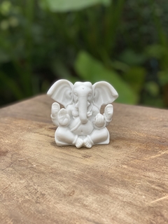 Ganesha 8cm - Fortuna Prosperidade - Marmorite - loja online
