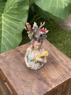 Estátua Deusa Gaia "Mãe-Terra" - Resina (25cm) - comprar online