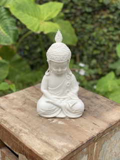 Imagem do Escultura Buda Meditando Marmorite (27cm)