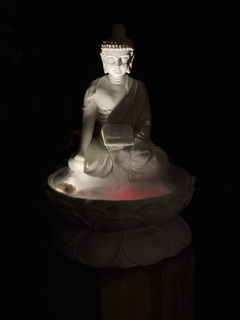 Fonte de Buda Tibetano Marmorite (69cm) (110v ou 220v) - loja online