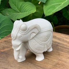 Escultura Elefante Indiano Marmorite (15cm) - comprar online