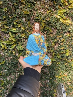 Escultura Jesus Meditando Gesso (19cm)(ATÉ 10 Dias PARA PRODUZIR) - comprar online