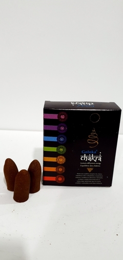 Incenso Chakras - Cone Cascata - Importado Goloka - comprar online