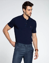 Camisa Polo Docthos Jeans Desenho Slim