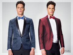 Paleto Raffer Vermelho Superslim Cerimonial e Tuxedos - DSOCIAL