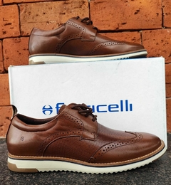 Sapato Casual Stinger Bronw Ferricelli Brogue - DSOCIAL
