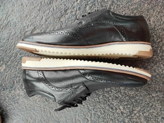 Sapato Casual Masculino Stinger Ferricelli Preto Brogue - comprar online