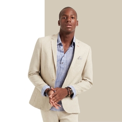 Blazer Docthos Linho Slim Areia - DSOCIAL