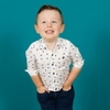 Camisa Infantil Breda baby Branco/off c/detalhe FORMIGA - comprar online