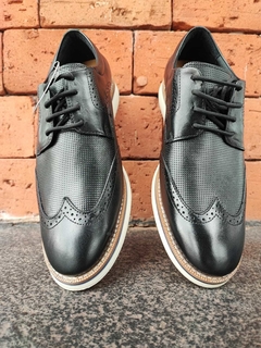 Sapato Casual Masculino Stinger Ferricelli Preto Brogue na internet