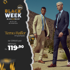 Terno Slimfit PV Raffer Preto