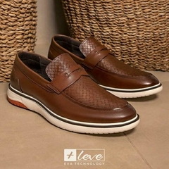 Sapato Loafer Ferricelli + Leve Six - Capuccino - loja online