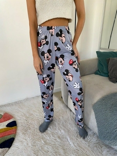 Pantalon Modal Mickey Gris - comprar online