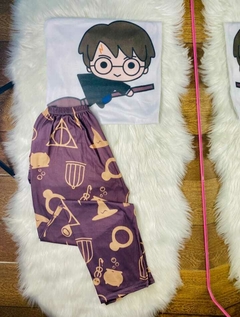 Pijama Adulto Largo Harry Potter