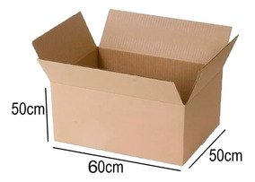 CAJAS CARTON 60X50X50 110LBS