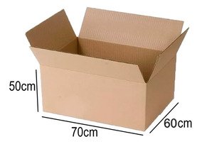 CAJAS CARTON 70X60X50 2/3