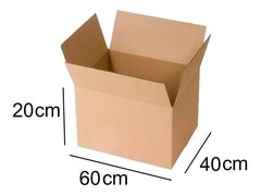 CAJAS CARTON 60X40X20 90LBS