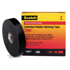 SCOTCH 130C RUBBER TAPE 1"X9.14M