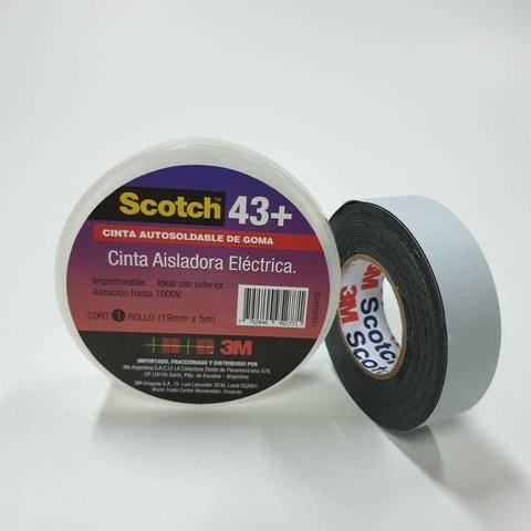 SCOTCH 43+ 19MMX5M AUTOSOLDABLE BAJA TENSION