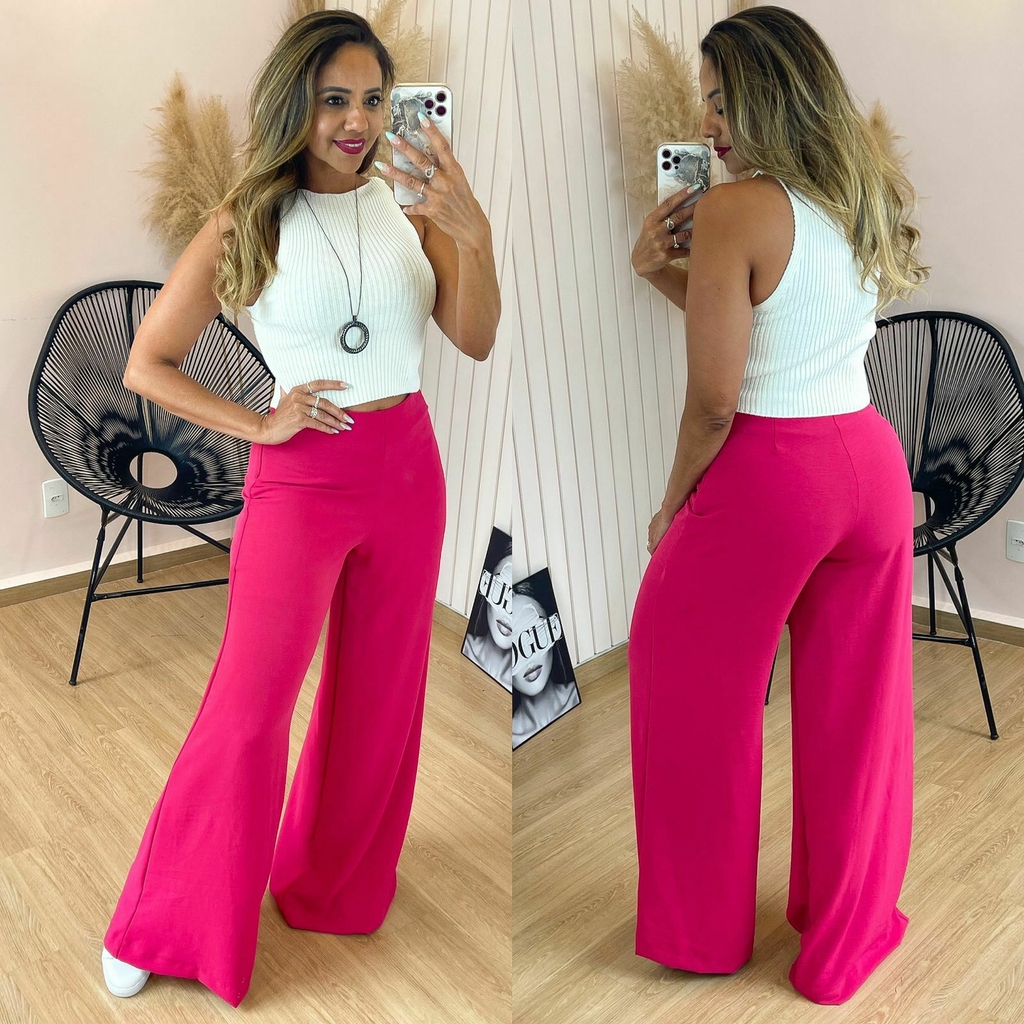 Calça Pantalona RS Dayane Rosa Pink