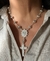 Collar Denario Medalla Milagrosa Linea Floral - comprar online