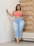 Calça Cigarrete Plus Size Jeans Feminina Capry Grande - comprar online