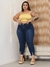 Calça Cigarrete Plus Size Jeans Feminina Capry Grande - Impérios Modas