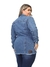 Jaqueta Feminina Jeans Rasgada Claro Moda Plus Size Lançamento Inverno - comprar online