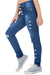 Kit 2 Calças Jeans Feminina Infantil Com Lycra Skiny Impérios - Impérios Modas