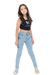 Kit 2 Calças Jeans Feminina Infantil Com Lycra Skiny Impérios - Impérios Modas