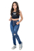 Kit 2 Calças Jeans Feminina Infantil Com Lycra Skiny Impérios na internet