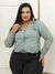 Jaqueta Corta Vento Plus Size Feminino Liso Basica Frio - loja online