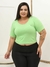 Imagem do Cropped Tshirt Cavada Feminino Plus Size Blusinha Gringa Moda Blogueira G1 Ao G4 Multiformas Top 46 Ao 58