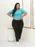 Cropped Tshirt Cavada Feminino Plus Size Blusinha Gringa Moda Blogueira G1 Ao G4 Multiformas Top 46 Ao 58 - Impérios Modas