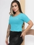 Cropped Camiseta Feminino Tshirt Blusa Estilosa Larguinha - loja online