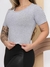 Cropped Camiseta Feminino Tshirt Blusa Estilosa Larguinha - loja online