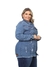Imagem do Jaqueta Feminina Jeans Rasgada Claro Moda Plus Size Lançamento Inverno