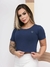 Cropped Camiseta Feminino Tshirt Blusa Estilosa Larguinha - loja online