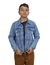 Jaqueta Jeans Premium Infantil Menino Modelo Destroyde - comprar online