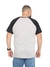 Camisa Raglan Plus Size Masculina Gola V - Impérios Modas