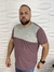 Camiseta Com Manga Curta Plus Size Masculina Moda Premium