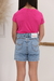 Short Jeans Lycra Feminino Meninas Infantil 4 Ao 16 - comprar online